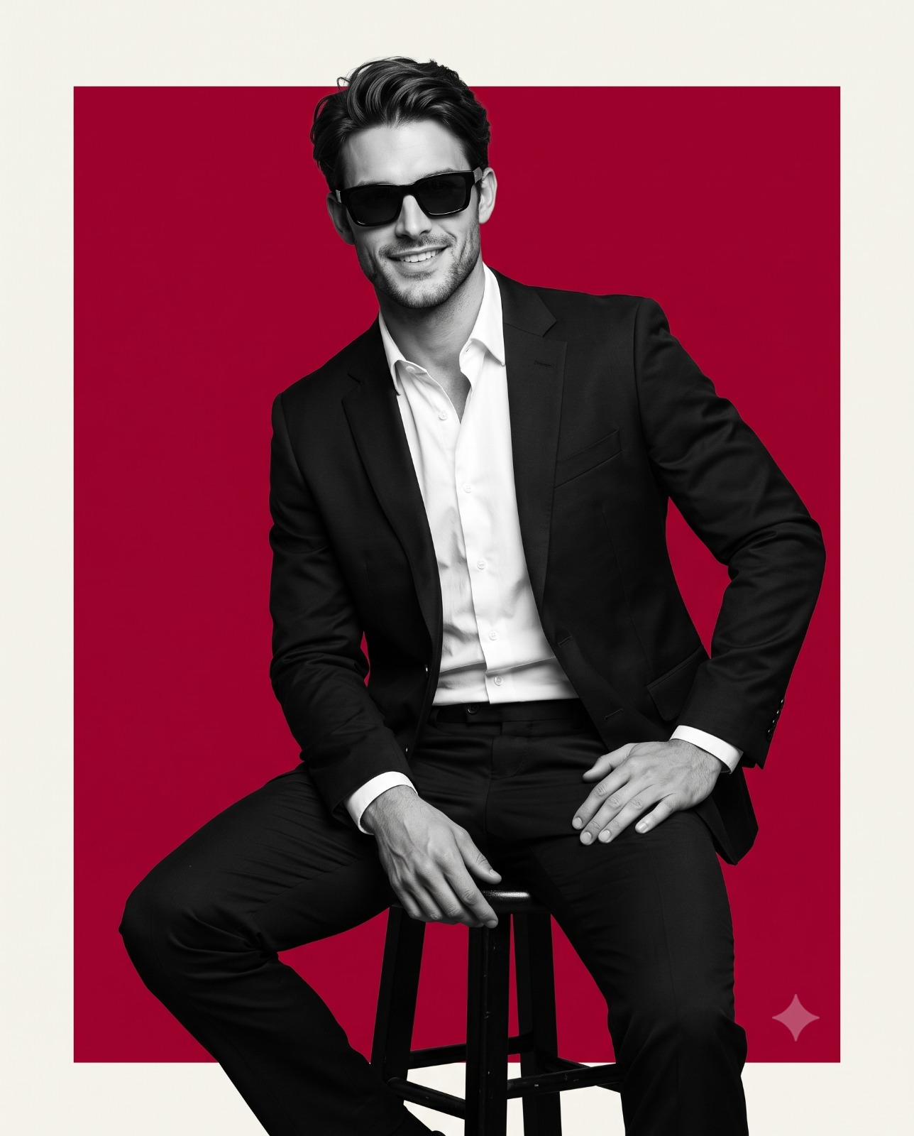 Suave in Shades Business Portrait