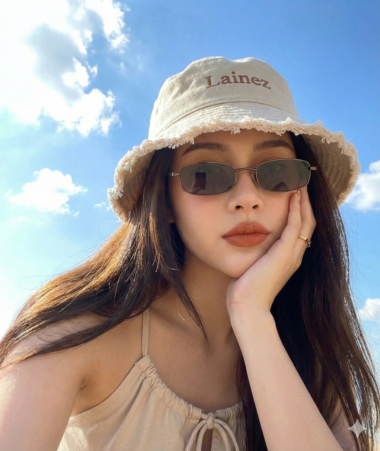 Casual Bucket Hat Street Summer Vibes Portrait