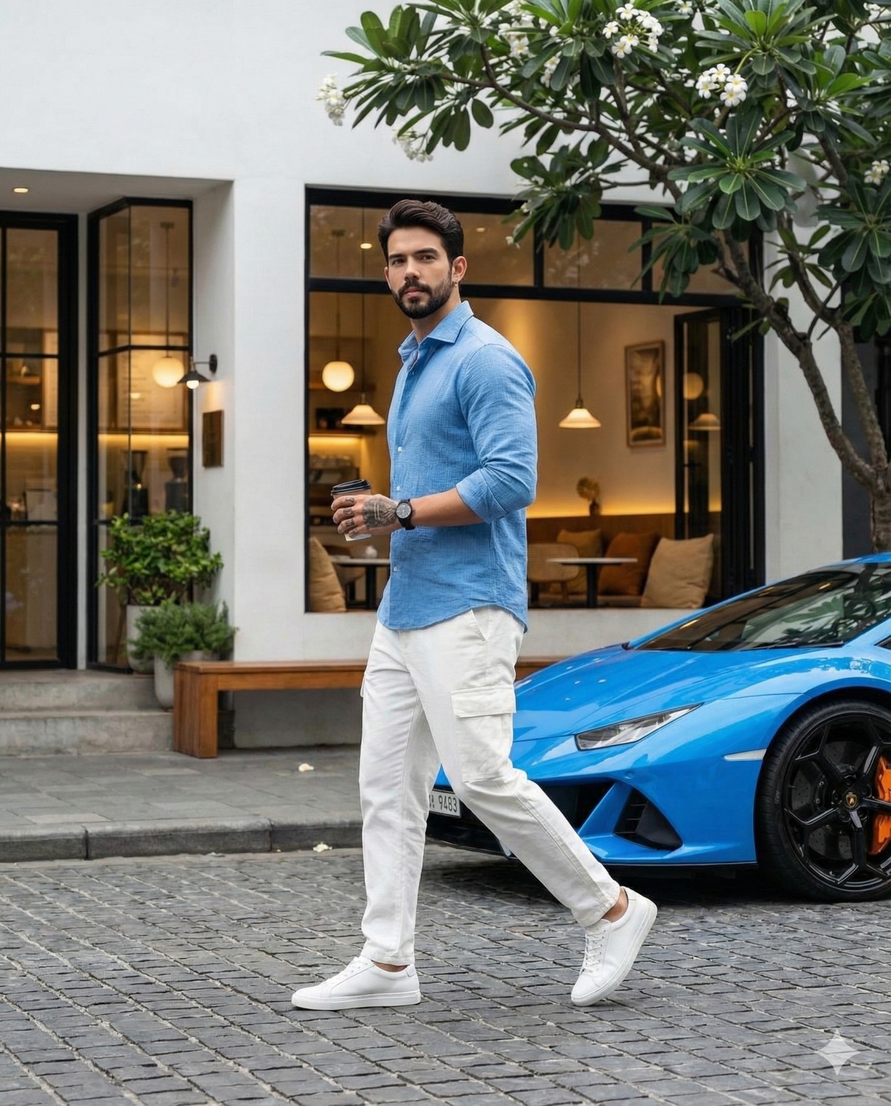 Caffeine & Horsepower Lifestyle Portrait