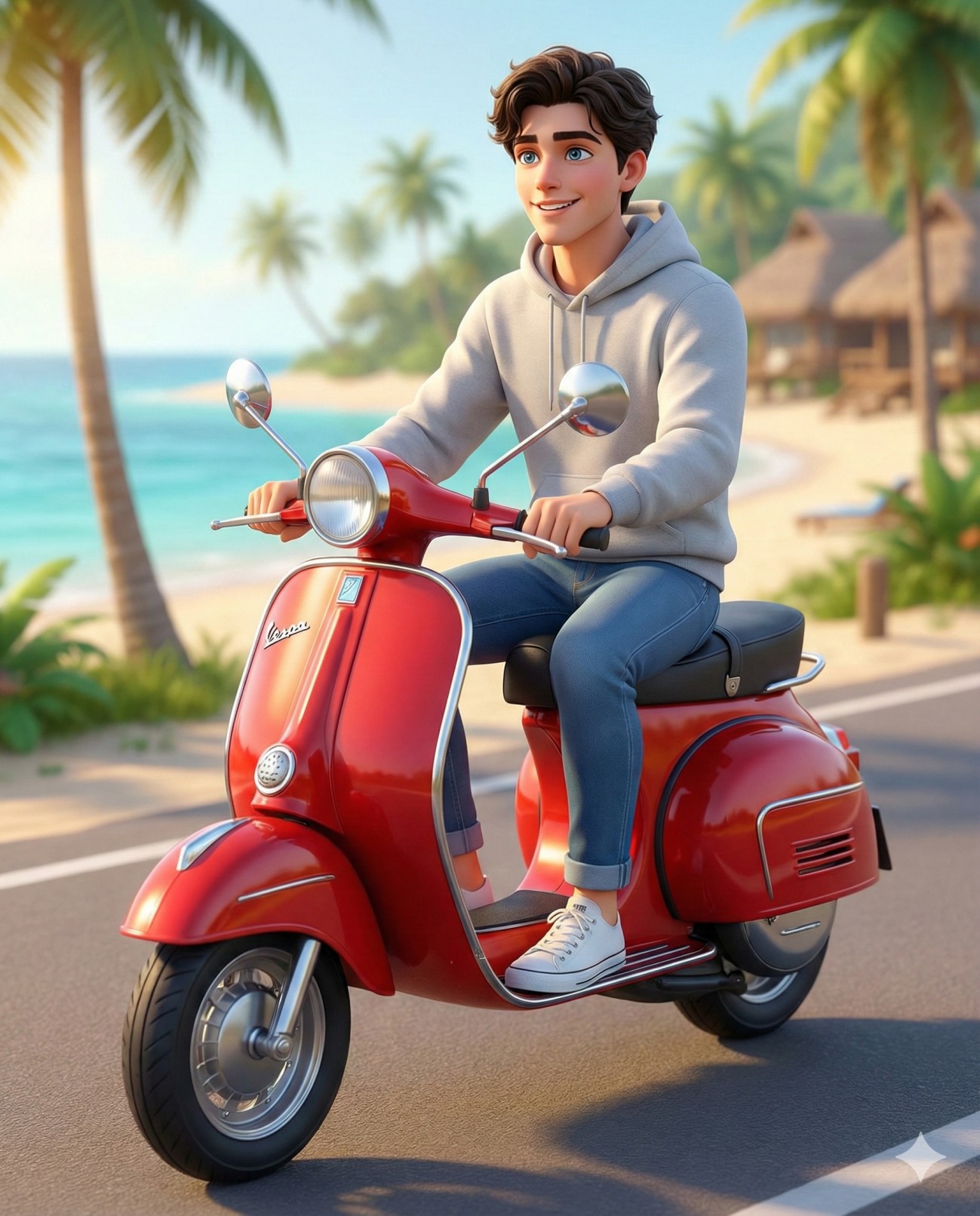 Chasing the Sun 3d Render