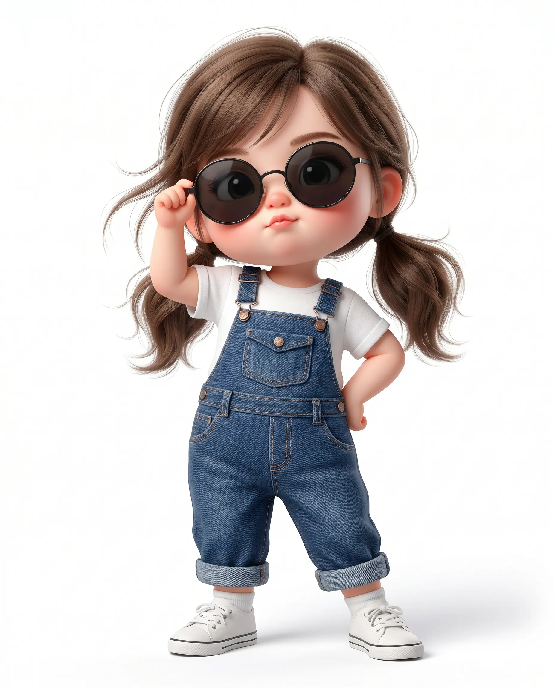Little Miss 3d Illustration