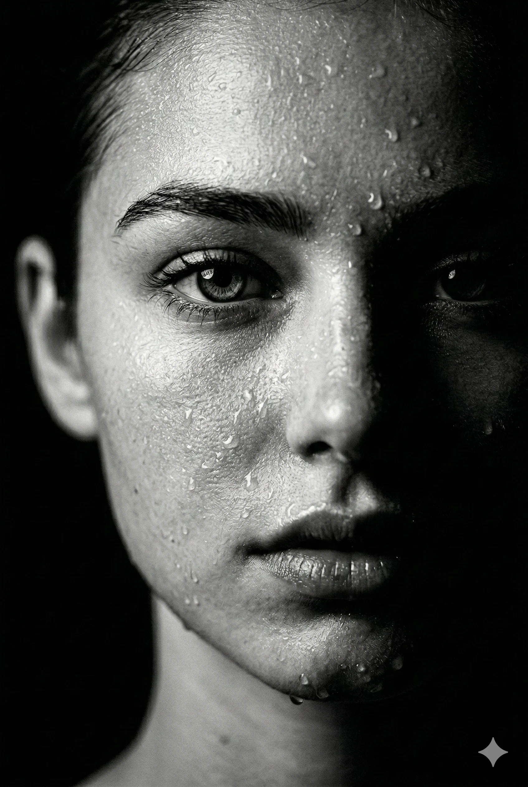 Saturated Black Portrait
