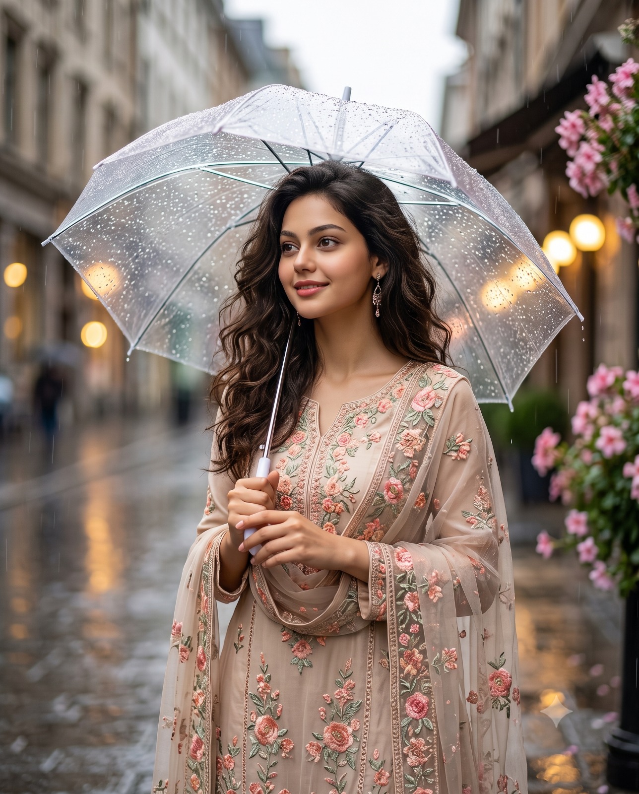 Raindrops and Roses Portrait