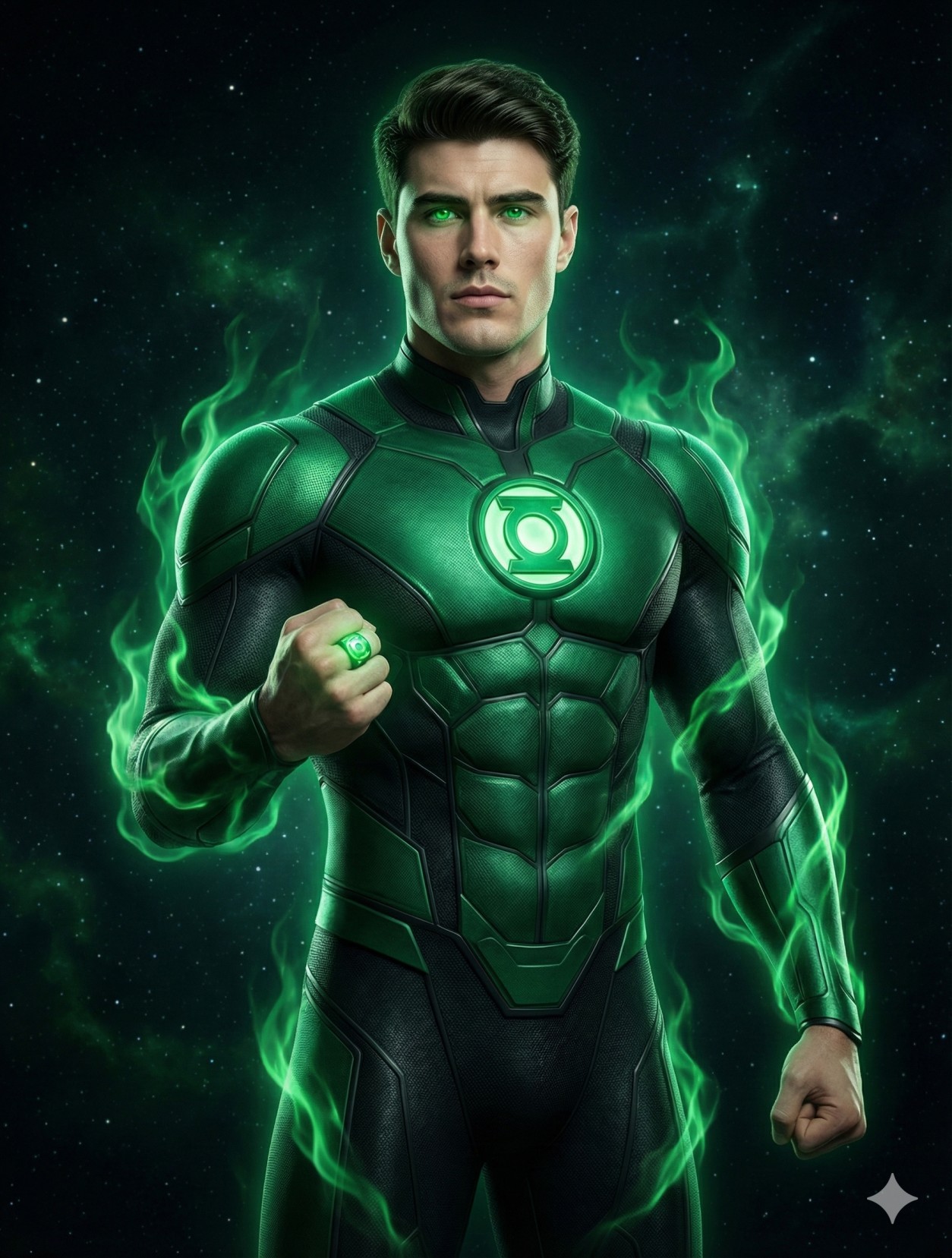 Green Lantern Cosplay Portrait