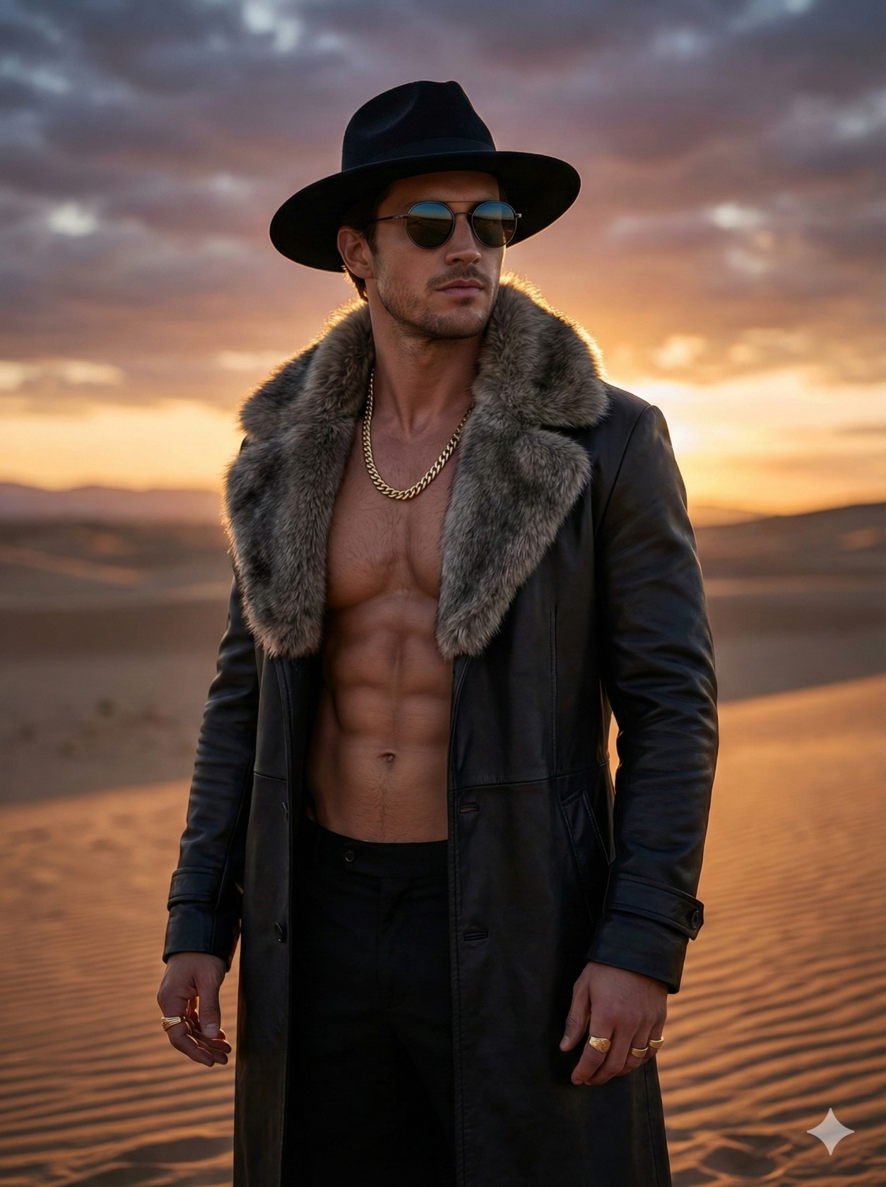 Post Apocalyptic King of the Wasteland Cinematic Portrait