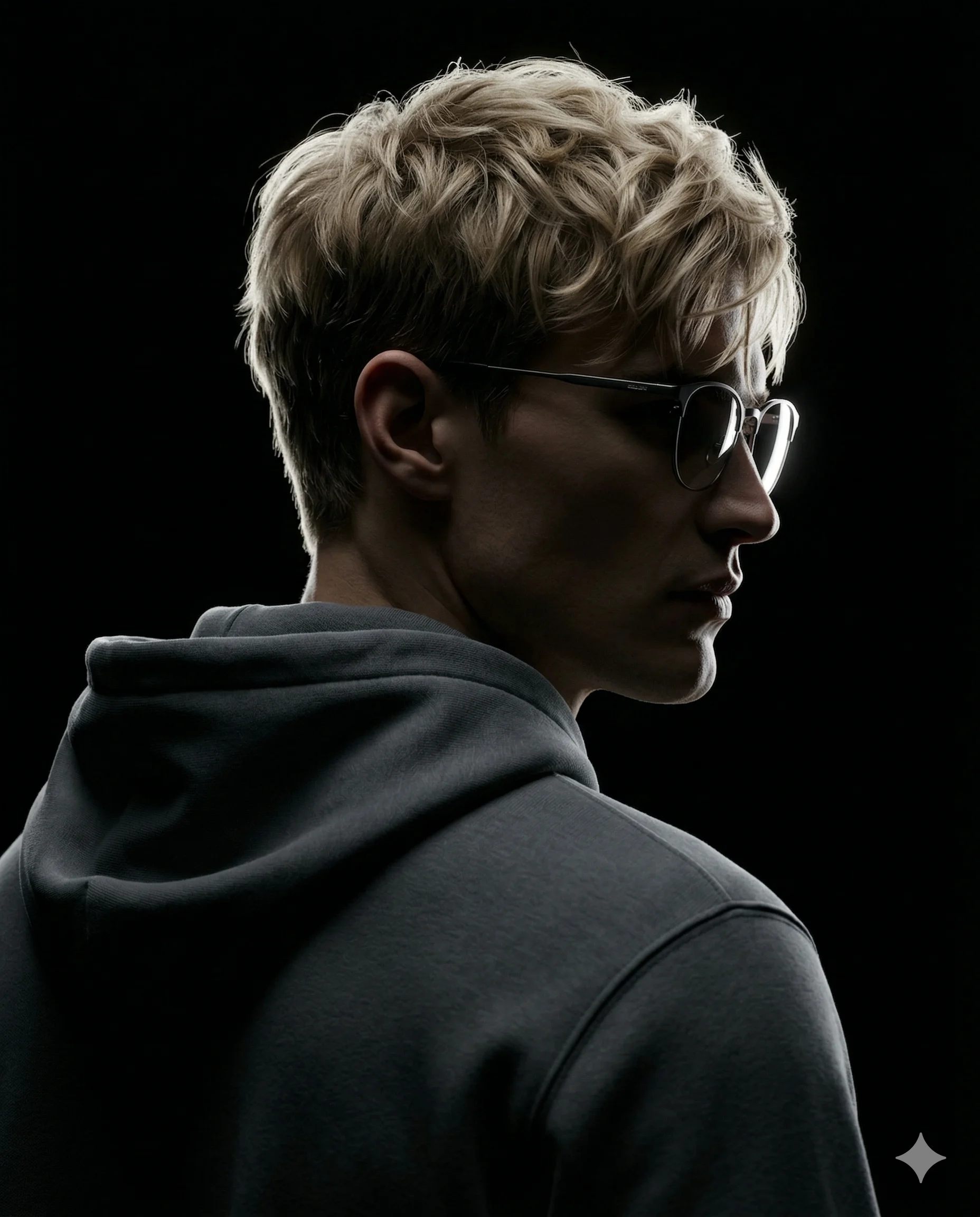 Edge of Shadow Cinematic Lighting Portrait