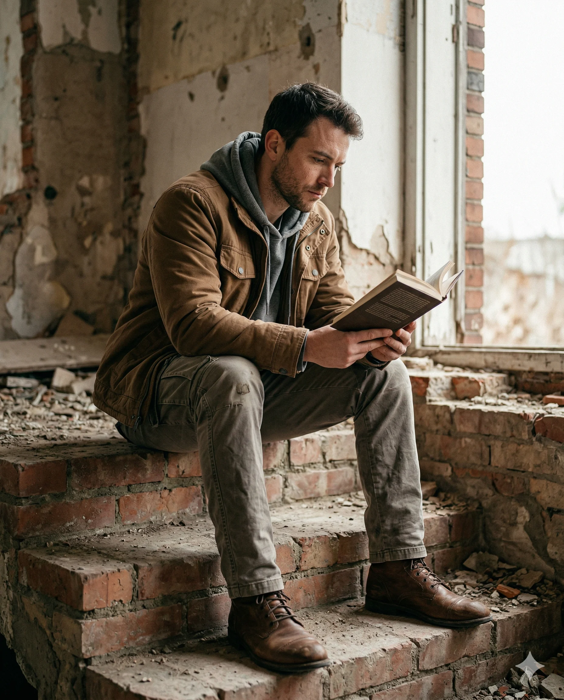 Refuge in the Rubble Portrait