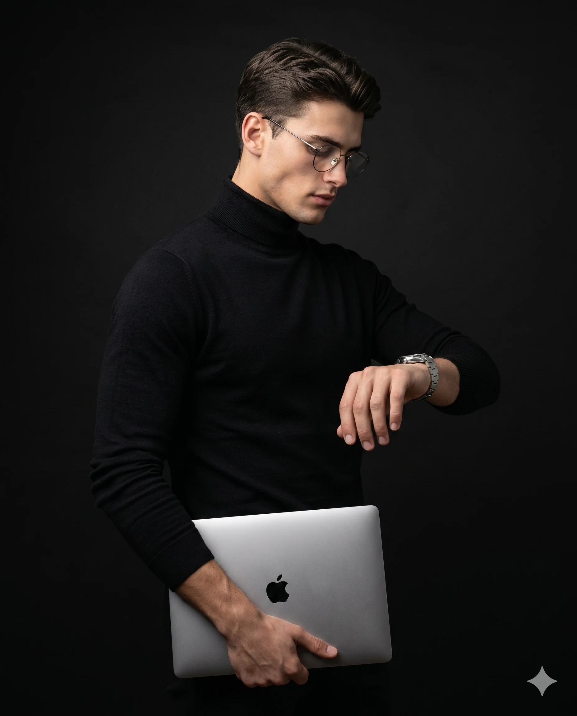 Minimalist Intellect Business Portrait