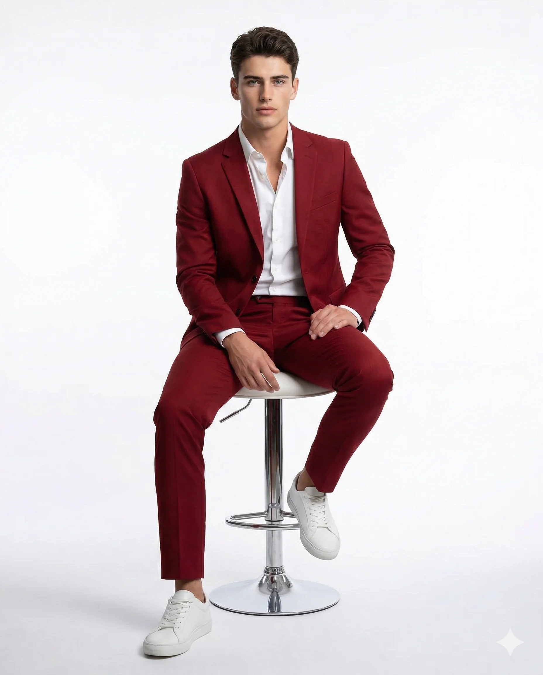 Crimson Confidence Commercial Photography