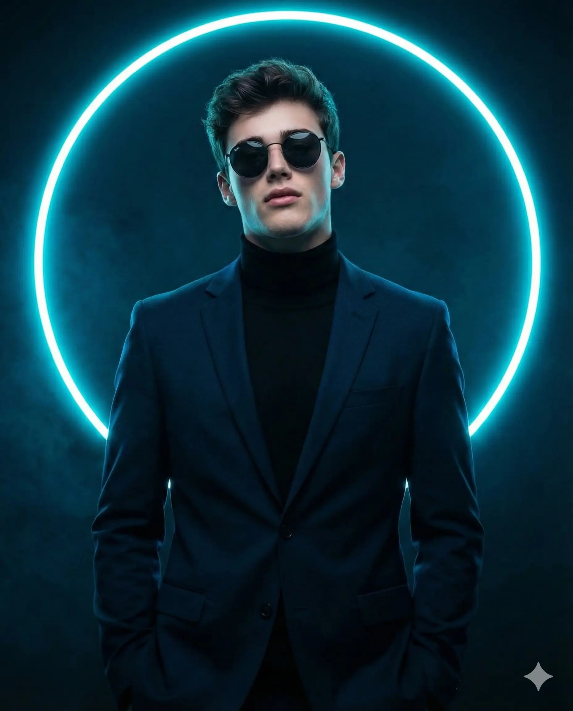 Blue Light Aura Ai Art