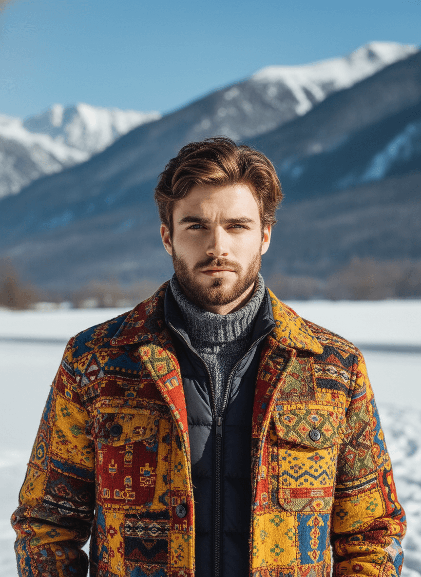 Mountain Man Style Moody Portrait