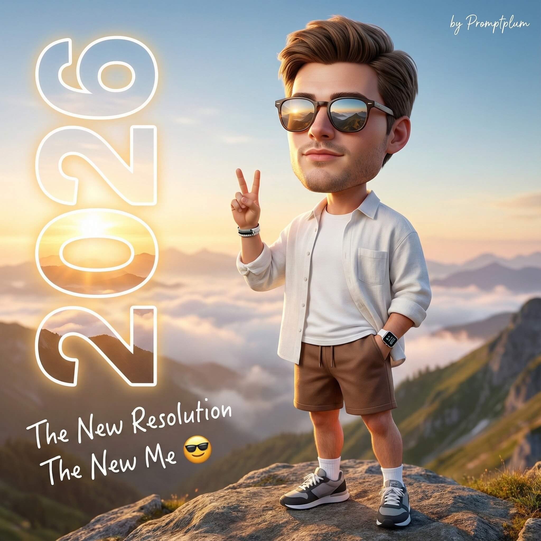 Peak Perspective 2026 3d Caricature Portrait