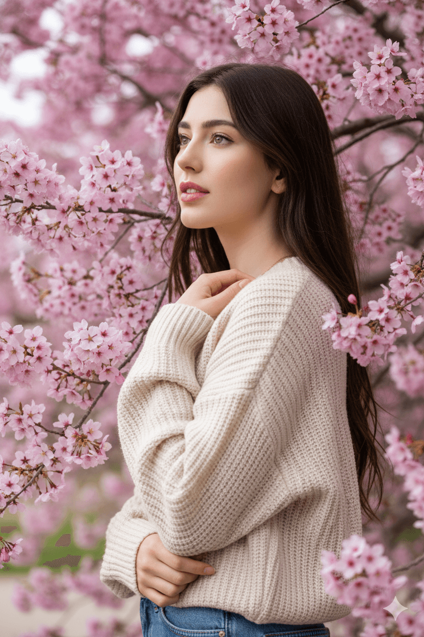 Petals in the Breeze Portrait