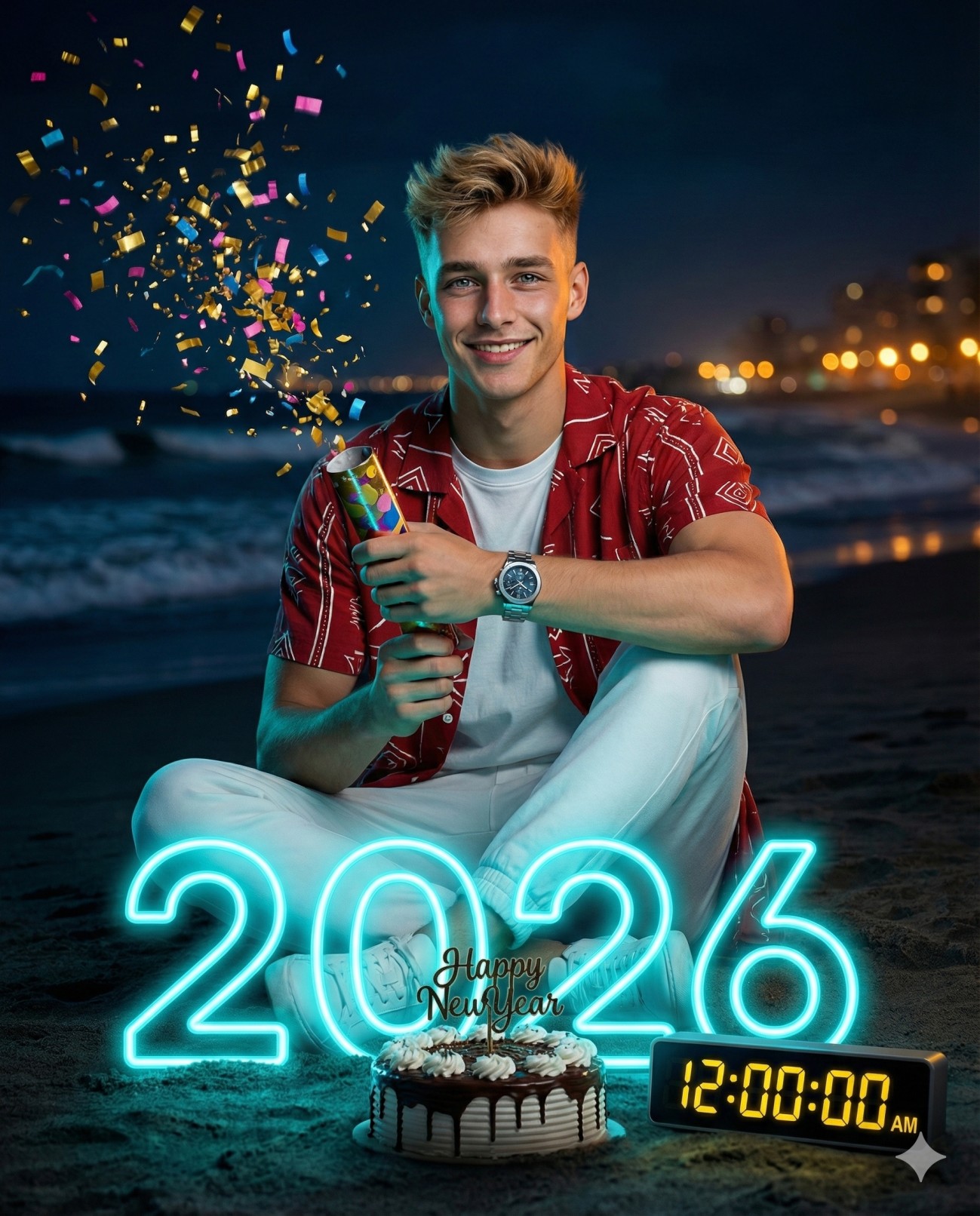 Popping into 2026 Celebration Portrait