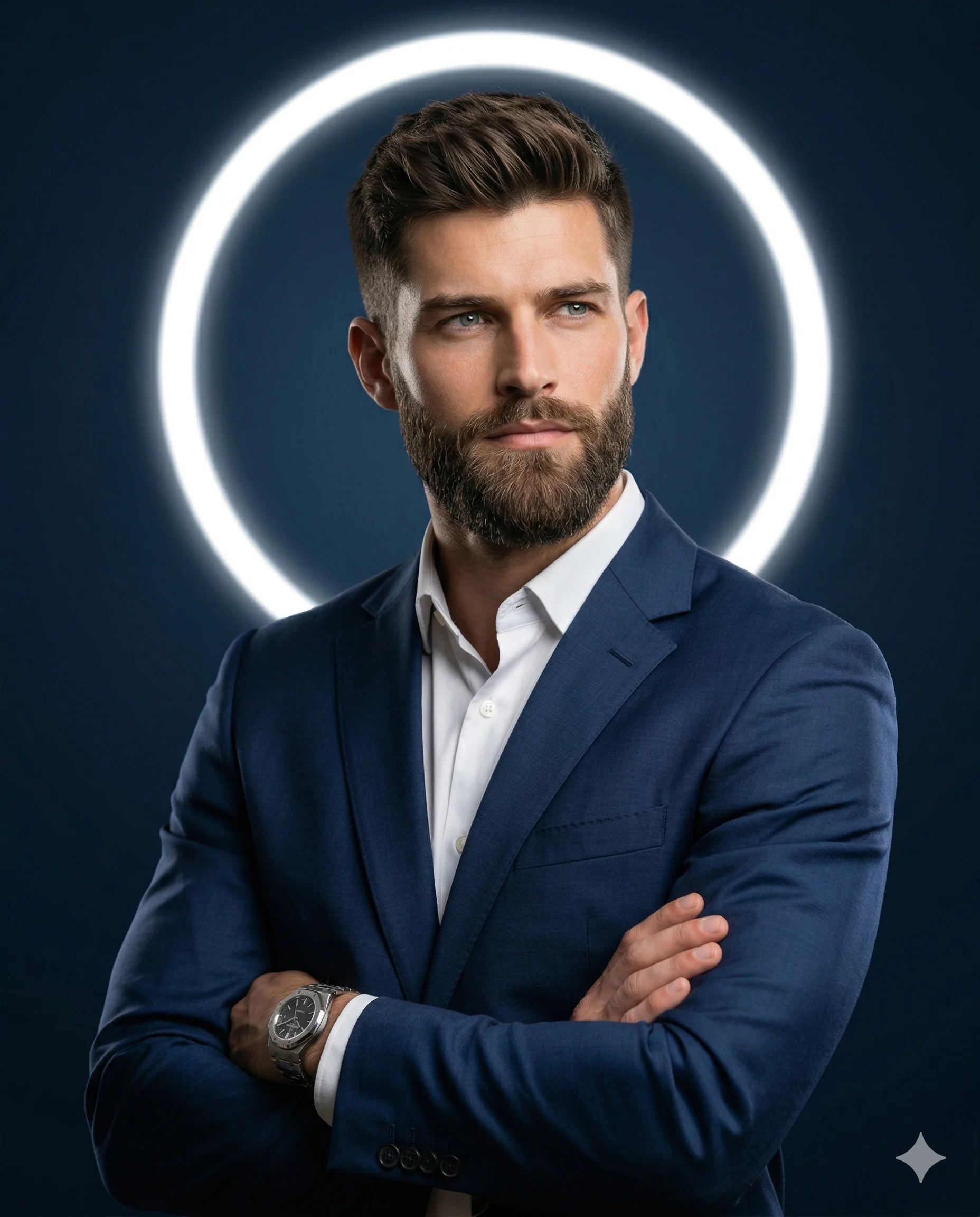 Luminous Executive Business Portrait