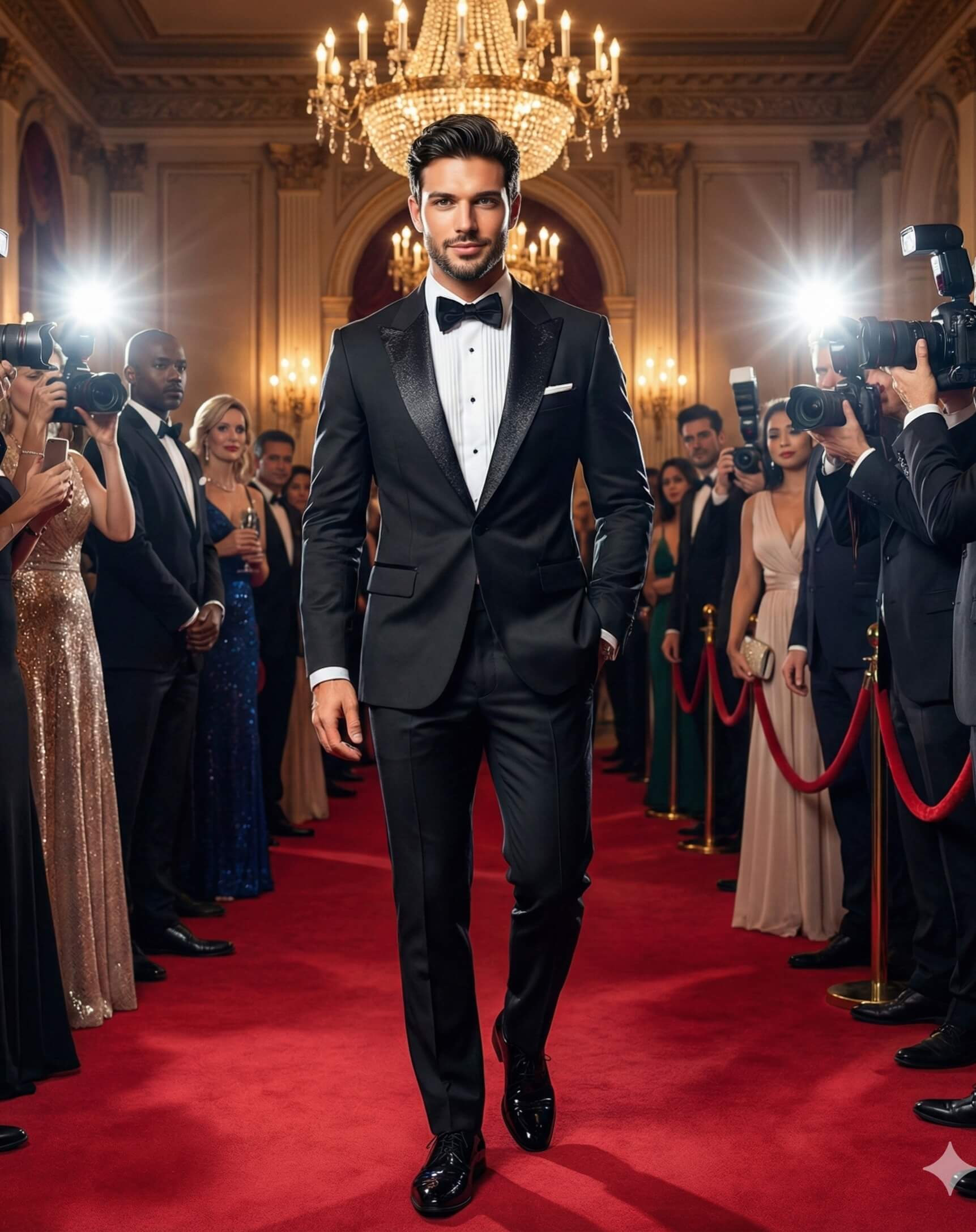 Red Carpet Royalty Business Portrait