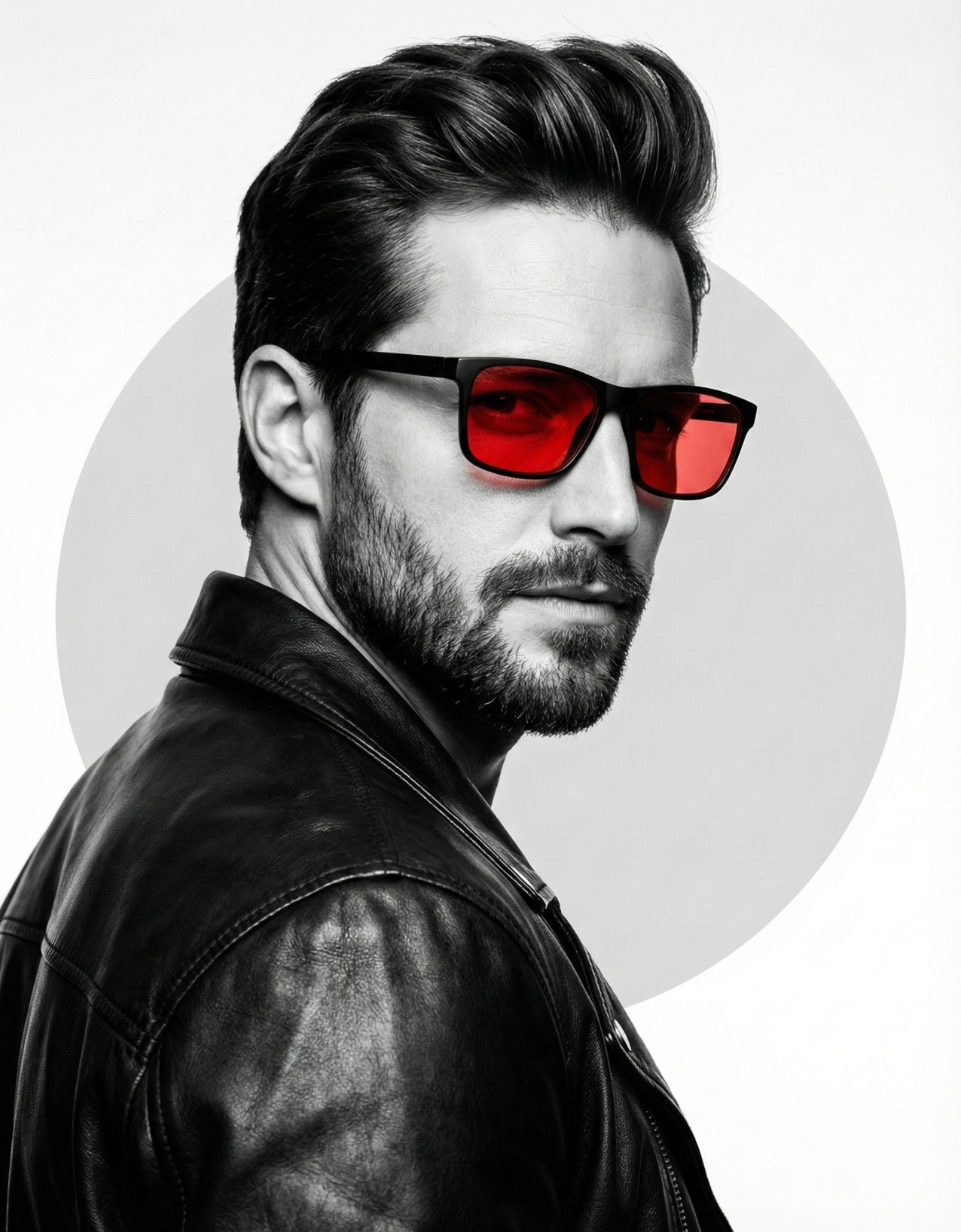 Red Shift Black Portrait