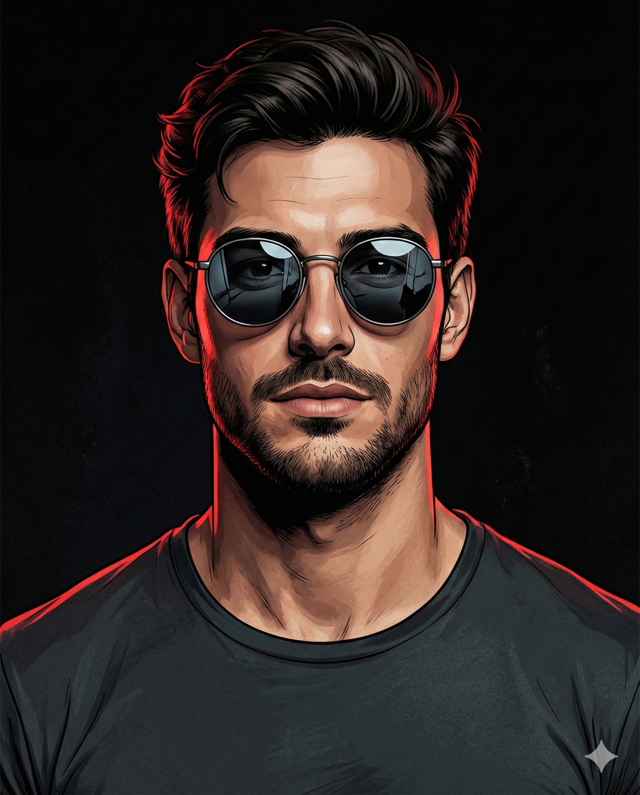 Redline Portrait Character Design