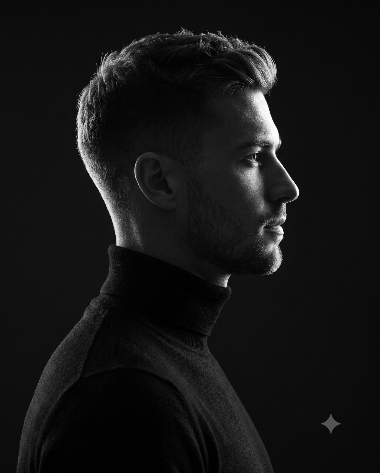 Emerging from the Dark Portrait