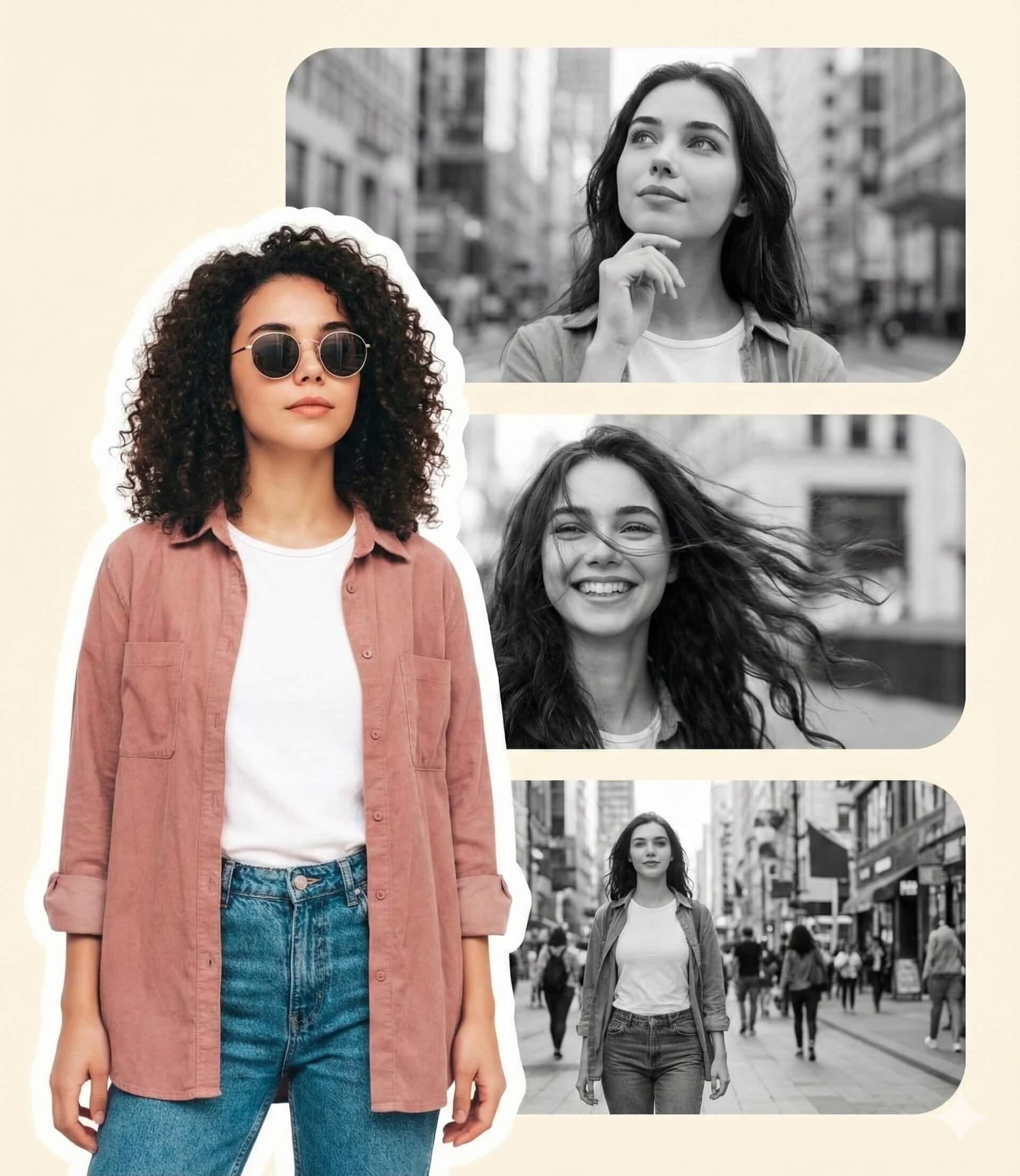 Three Moods of the City Portrait