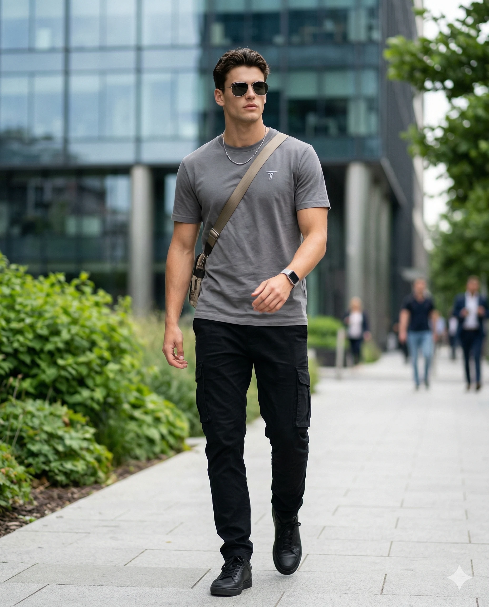 Urban Minimalist Casual Portrait