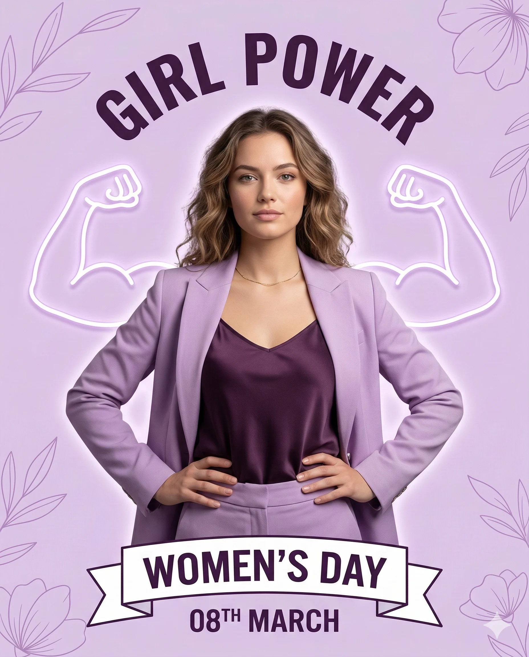 Women's Day Power Celebration Portrait
